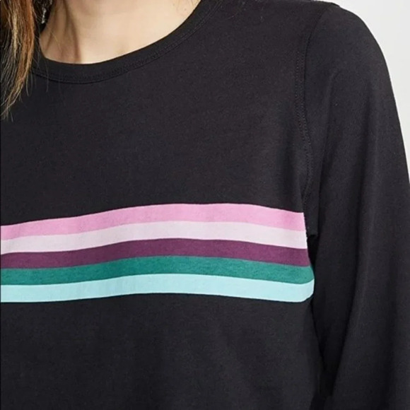 Spiritual Gangster Fiona Long Sleeve Rainbow Crew - Picture 4 of 10